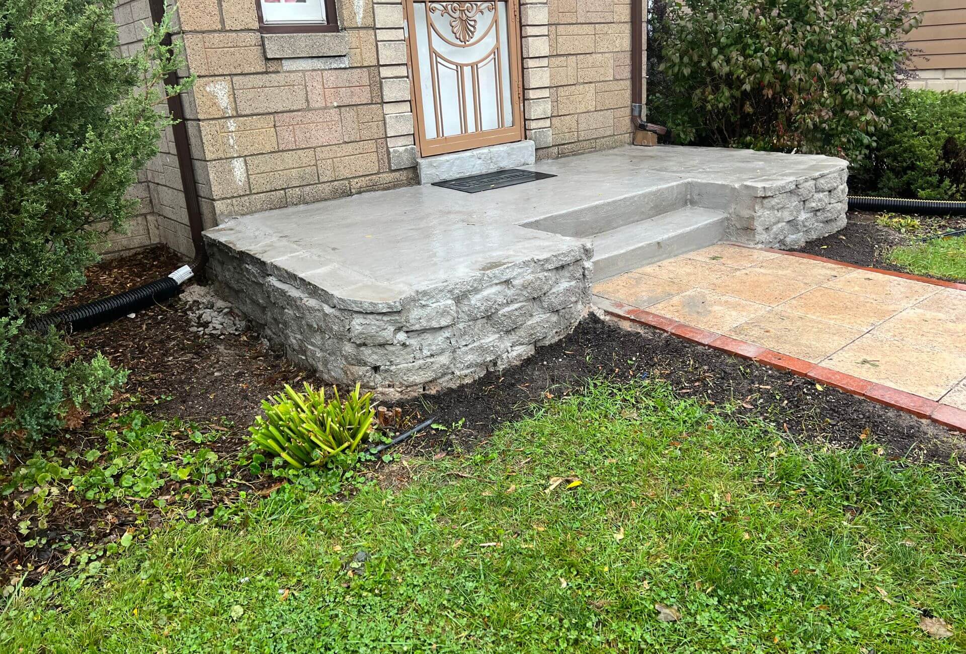 Pavers and retaining walls